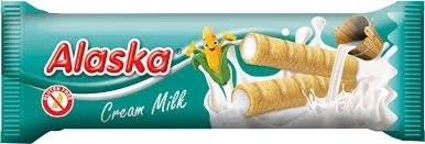 Rurki kukurydziane z kremem mlecznym bzgl 20 g.