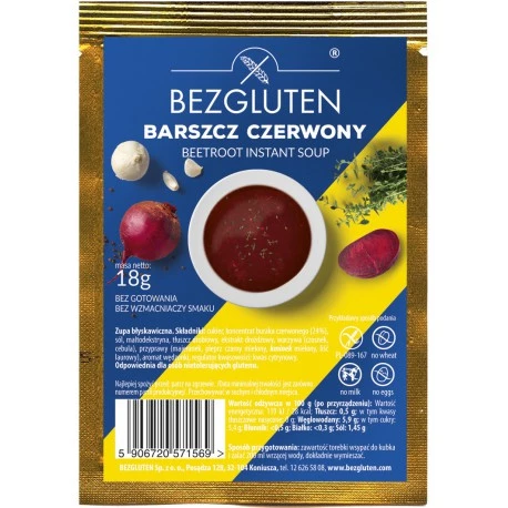 Barszcz czerwony bezglutenowy 20 g.