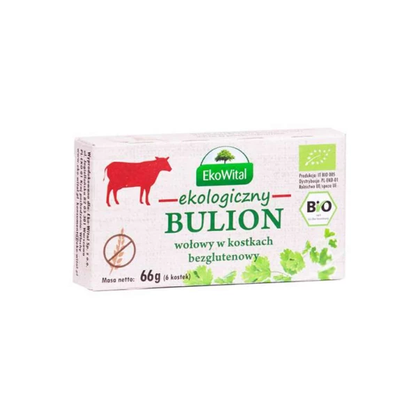 Bulion wołowy w kostkach bezgl. bio 66 g.
