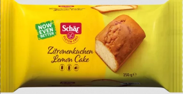 Ciasto cytrynowe lemon cake bezglutenowe 250 g.
