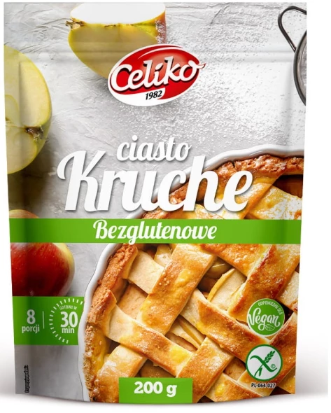 Ciasto kruche w proszku bezglutenowe celiko 200 g.