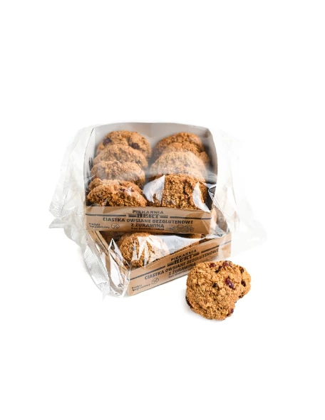 Ciasteczka świeże owsiane z żurawiną bezgl. i bez cukru 275 g. nr 2