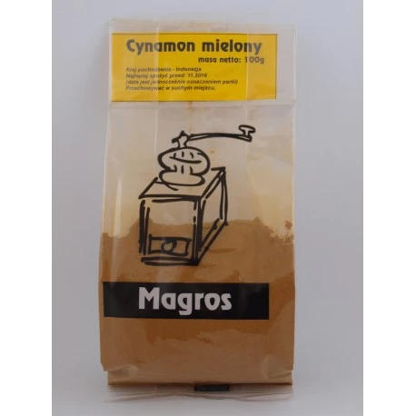 Cynamon mielony bezglutenowy 100 g.