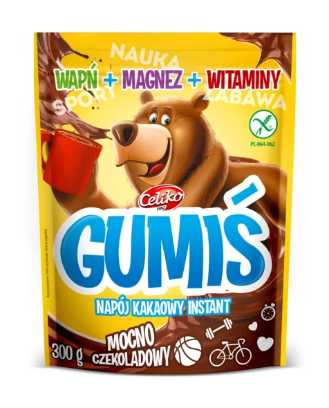 Napój kakaowy z witaminami Gumiś bzgl 300g.