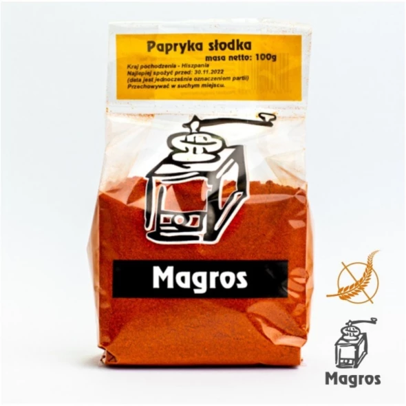 Papryka słodka bezglutenowa 100 g.