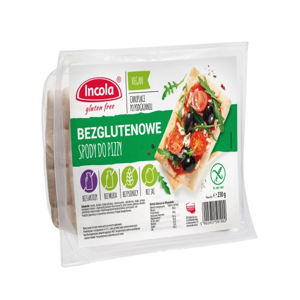 Spody do pizzy bezgl. incola 230 g.