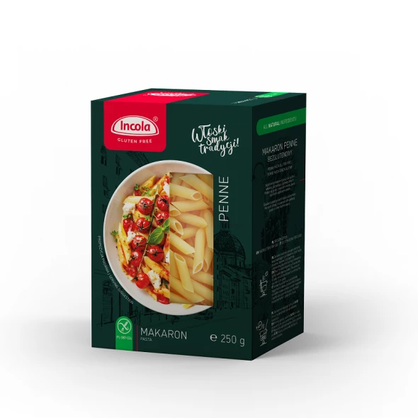 Makaron penne bezglutenowy Incola 250 g.