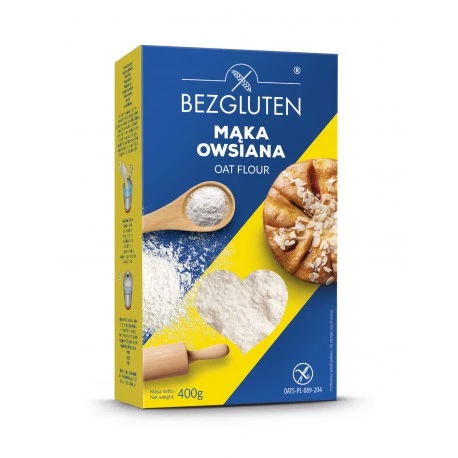 Mąka owsiana bezglutenowa 400 g.