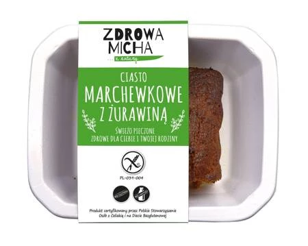 Ciasto marchewkowe z żurawiną bezgl. 140 g. nr 2