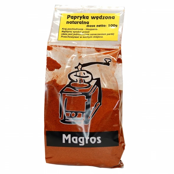 Papryka wędzona naturalna bezgl. 100 g.