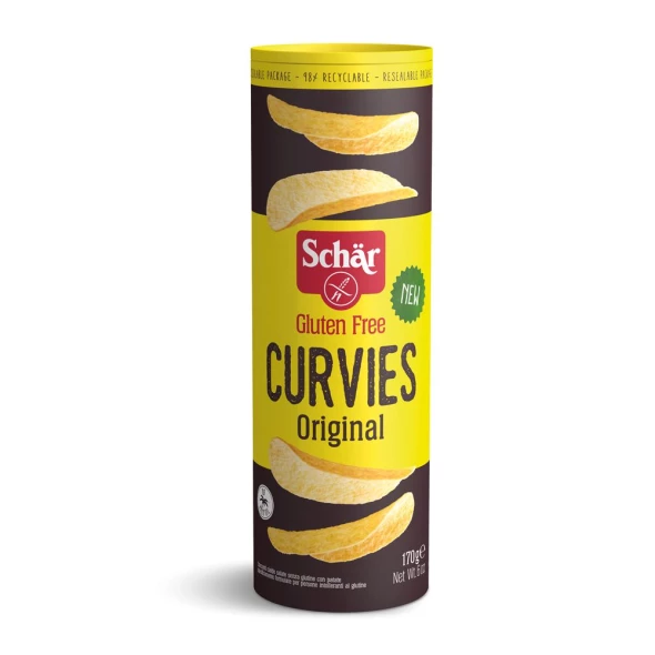 Curvies orginal chipsy ziemniaczane bezgl. 170 g.
