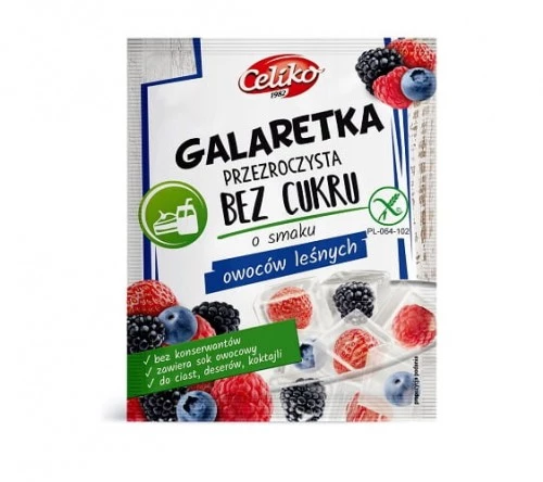Galaretka owoce leśne bez cukru bzgl.14g