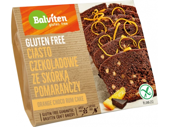 Ciasto czekoladowe ze skórką pomarańczy 220g