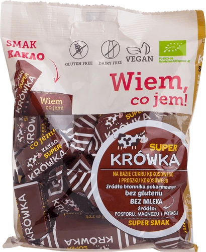Krówki bezmleczne kakaowe bezgl. bio 150g