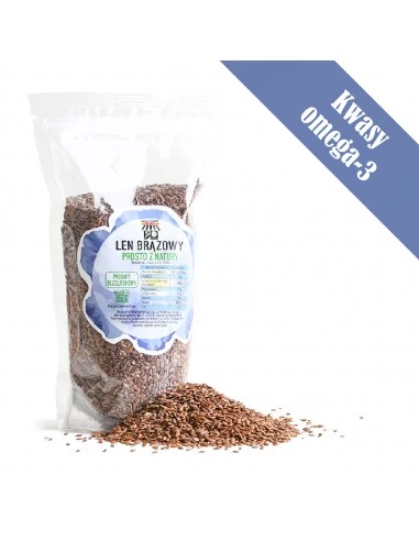Len brązowy bezgl. 350g