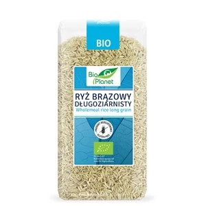 Ryż brązowy długoziarnisty bezglutenowy 500g.