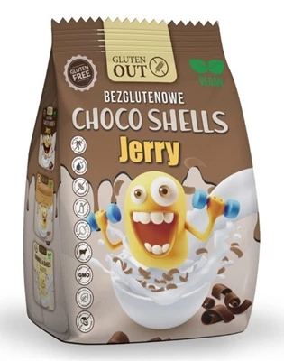 Muszelki śniadniowe z kakao bezgl. 375 g.