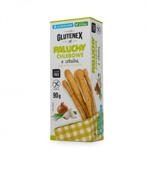 Paluchy chlebowe z cebulką bezg bez cukru