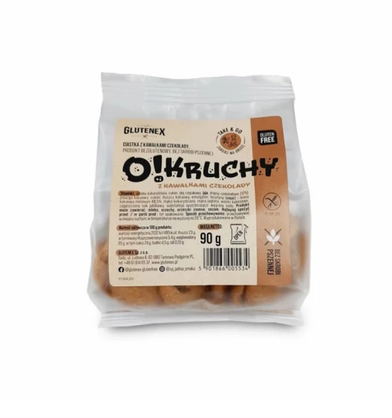 Okruchy ciastka z kawałkami czekolady bezg.  90g