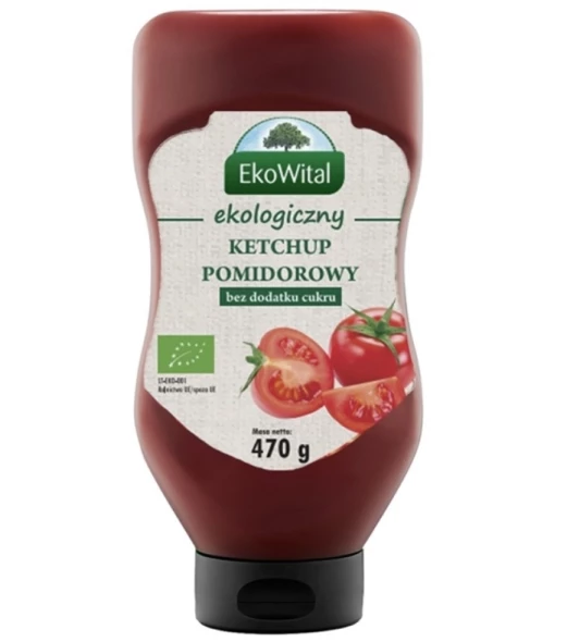 Ketchup bio  bez cukru bezgl 470 g