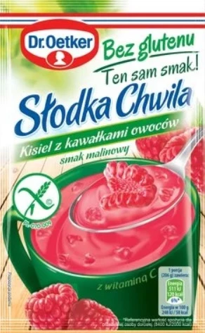 Słodka chwila kisiel bezgl malinowy 31,5g