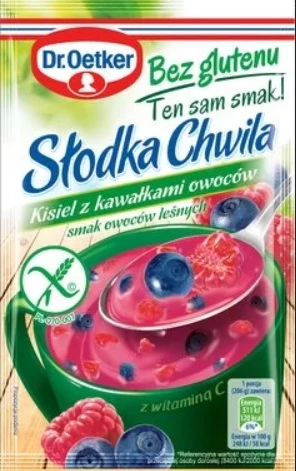 Słodka chwila kisiel bezg owoce leśne 31,5g