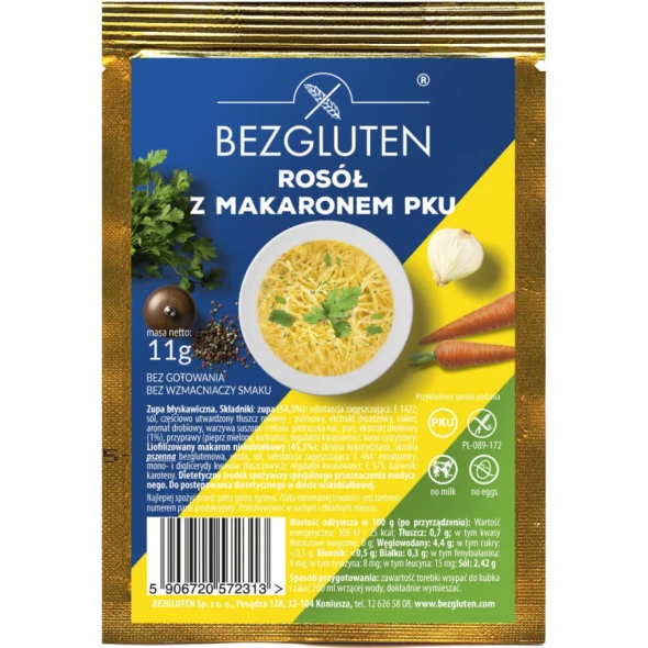 Rosół z makaronem pku bezg11 g