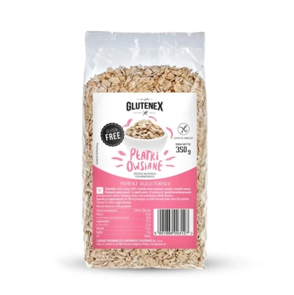 Płatki owsiane bezglutenowe glutenex 350g