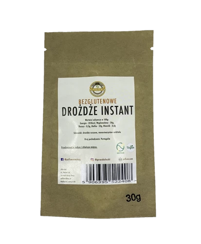 Drożdże instant bezglutenowe 30g