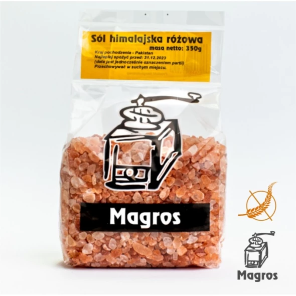 Sól himalajska różowa gruboziarnista 350g