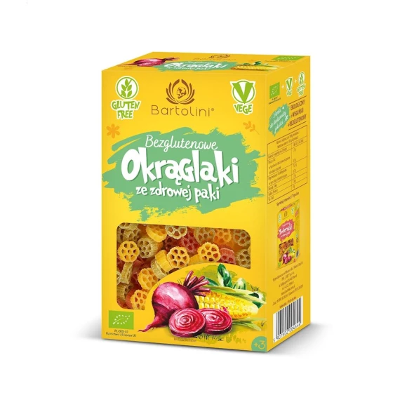 Makaron  kukurydziano-ryżowy kolorowe kółka 250g