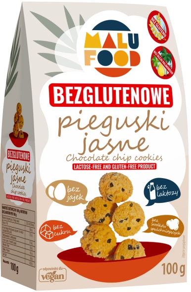 Ciastka pieguski jasne b/c b/g 100g