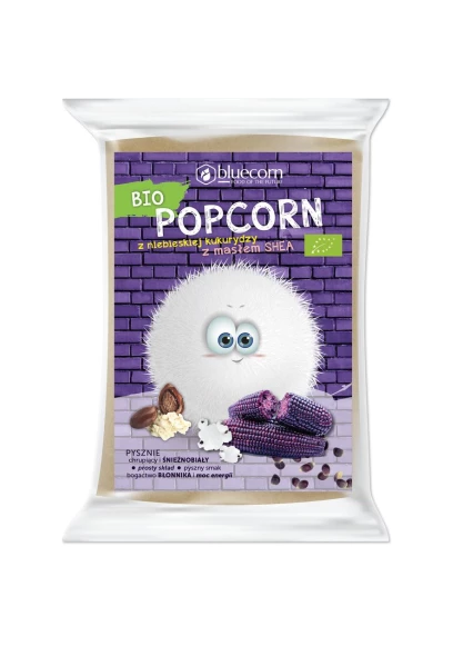 Popcorn z niebieskiej kukurydzy b/g 100g