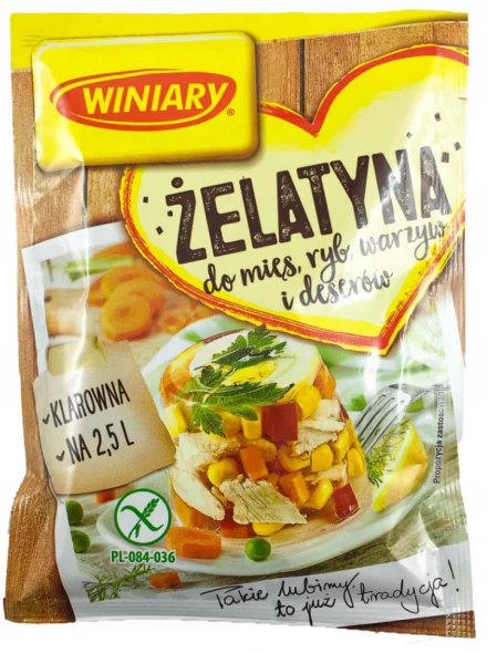 Żelatyna spożywcza bezglutenowa Winiary 50g
