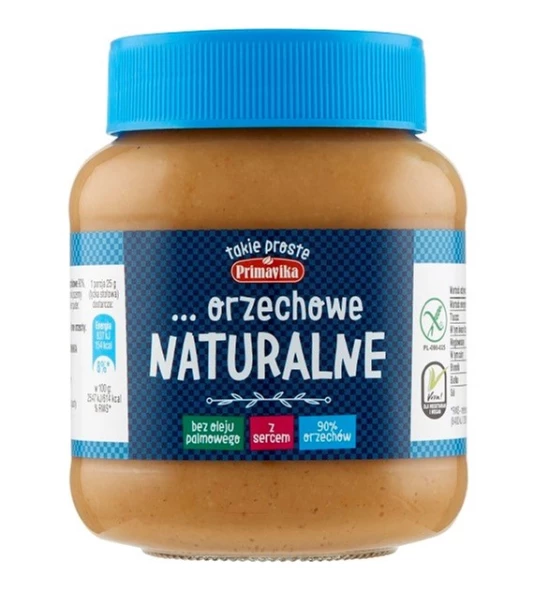 Pasta naturalna Peanut Butter b/g 350g