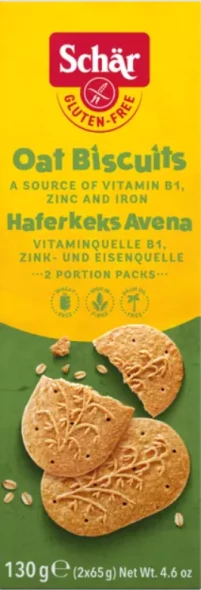 Avena herbatniki owsiane bezglutenowe 130 g.
