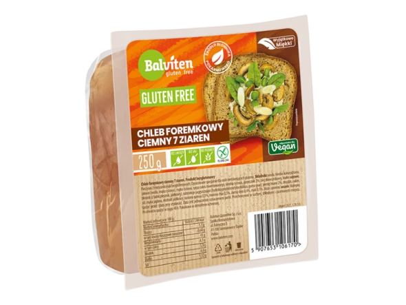 Chleb foremkowy 7 ziaren 250g