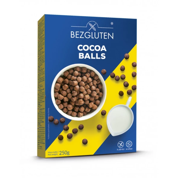 Kulki kakaowe bezglutenowe 250 g.