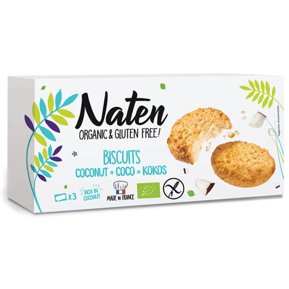 Ciastka kokosowe bezglutenowe 150g