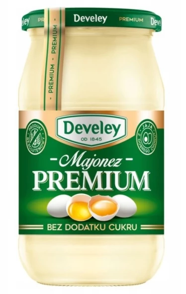 Majonez bezglutenowy premium  Develey b/c 400g