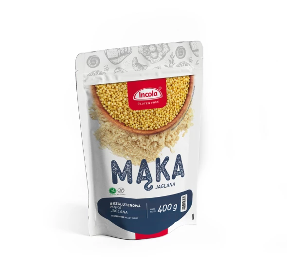 Mąka JAGLANA bezglutenowa Incola 400 g.