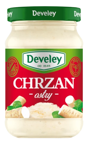 Chrzan ostry bezglutenowy 180g