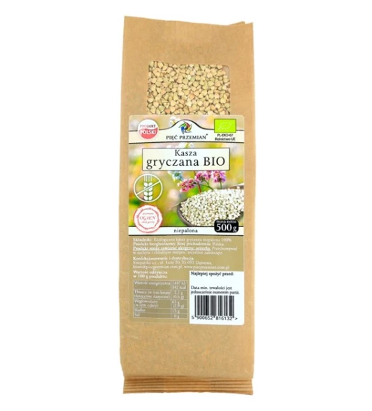 Kasza gryczana biała bezglutenowa 500g