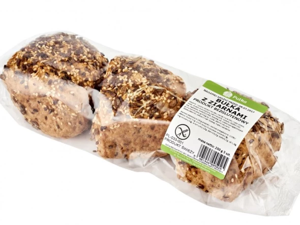 Bezglutenowa Bułka z Ziarnami 3szt 200 g. nr 3