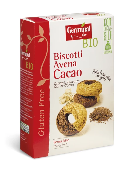 Bezglutenowe ciasteczka kakowo-owsiane 250g