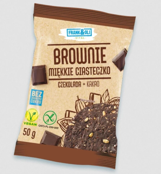 Ciasteczko brownie czekolada-kakao b/g 50g