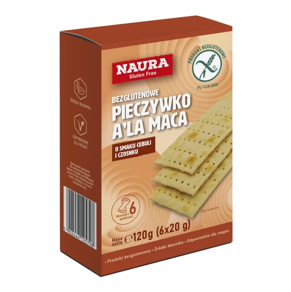 Pieczywo chrupkie cebulowo-czosnkowe b/g 120g