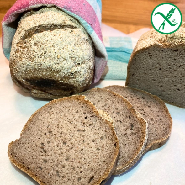 Chleb bezglutenowy domowy czysty 380g