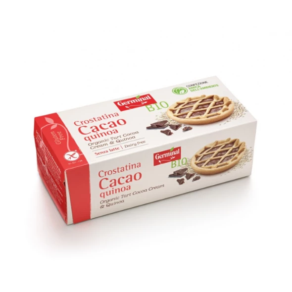 Tarta z kremem czekoladowym i quinoa b/g 200g
