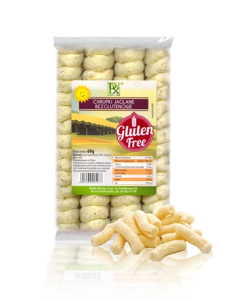 Bezglutenowe chrupki kukurydziano- jaglane 60g